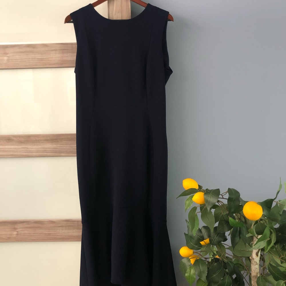 Calvin Klein Navy Blue Elegant Dress Size 14